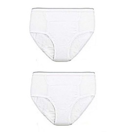 Men's Reusable Incontinence Brief 10oz - Size -X-Large 42-44 - Pack of 2