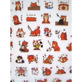 Daisyland Lovely Dog Transparent Sticker Sheet ~ KAWAII!!