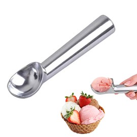 Ice Cream Scoop, Ice Cream Spoon, Ice Cream Disher, Ice Scoop, Ice Disher, Mashed Potato Food Spoon, Aluminum Alloy, Corrosion Resistant, Clean, Convenient, Durable, Multi-functional,