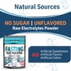 Fast Lyte Fasting Electrolyte Supplement Powder | No Sugar Unflavored