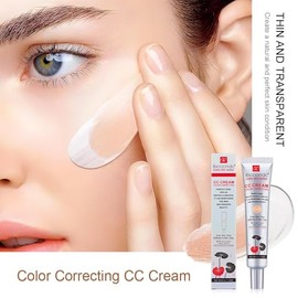 Crema CC correctora de color, base de maquillaje CC resistente al agua rica en centella asiática, poros invisibles
