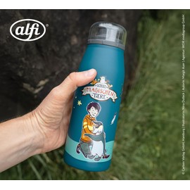 alfi Kids ISO Bottle 350 ml, Benni School of Magic Animals, Insulated Drinking Bottle Children's Stainless Steel, Tight with Screw Cap, Keeps Hot for 12 Hours, Cold for 24 Hours, Drinking Bottle for