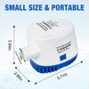 ECO-WORTHY Automatic 12V Bilge Pumps for Boats 1100GPH Auto with