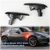 KEEGTBOX Smoked Lens LED Side Marker Lights Kit Fit For