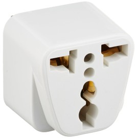 CKITZE BA-6 Universal 2 in 1 Plug Adapter Type A for USA, Canada, China, Japan & More - CE Certified