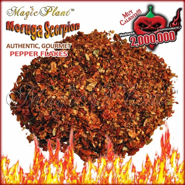 Magic Plant Farms Trinidad Moruga Scorpion Flakes 1lb | Moruga