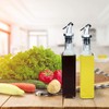 YEBODA 8oz Clear Glass Olive Oil Dispenser Bottles, and Vinegar