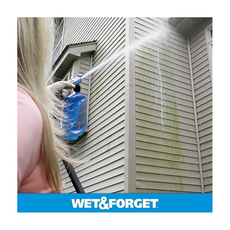 Wet & Forget Outdoor Stain Remover Multi-Surface Cleaner, Xtreme Reach