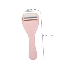 TOVINANNA Portable Stainless Steel Face Roller for Eye Care Massage Tool for De- and Soothing Skin Ergonomic Design for Home Travel Use for