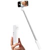viozon Compact Telescopic Selfie Stick with Remote Control, White
