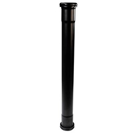 Westbrass D42316-62 1-1/2" x 16" Double Ended Slip-Joint Extension Tube, Matte Black