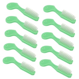 Baluue 10Pcs Soft Bristles Prison Toothbrushes with Large Brush Heads for Oral Cleaning Designed for Safety Prisons and Rehabilitation Centers Durable Comfortable Grip