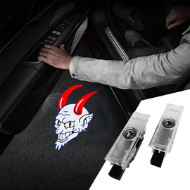 MXGAIC 2Pcs Car Door Lights Compatible With Challenger 2015-Present. Personality Pattern LED Projector Courtesy Welcome Lights for SRT SXT GT RT (Picture 3)