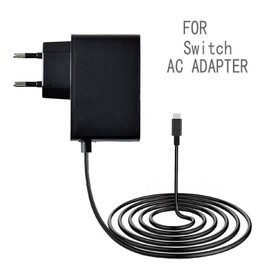 Power Supply for Switch, 5 V 2.4 A Wall Charger with USB Type-C Connection for Switch Console. 100-240 V (EU)