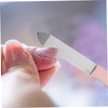 Mikinona Stylish Mini Nail Files Stainless Steel Nail Buffers for