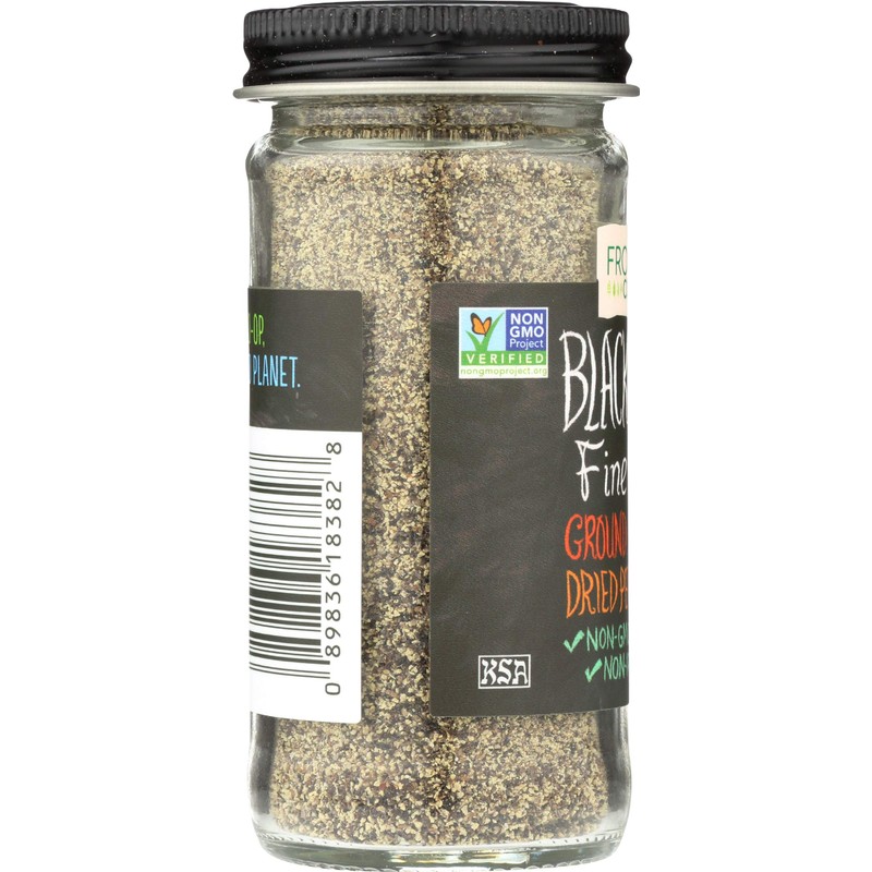 Frontier Herb Pepper - Black - Fine Grind - 1.76