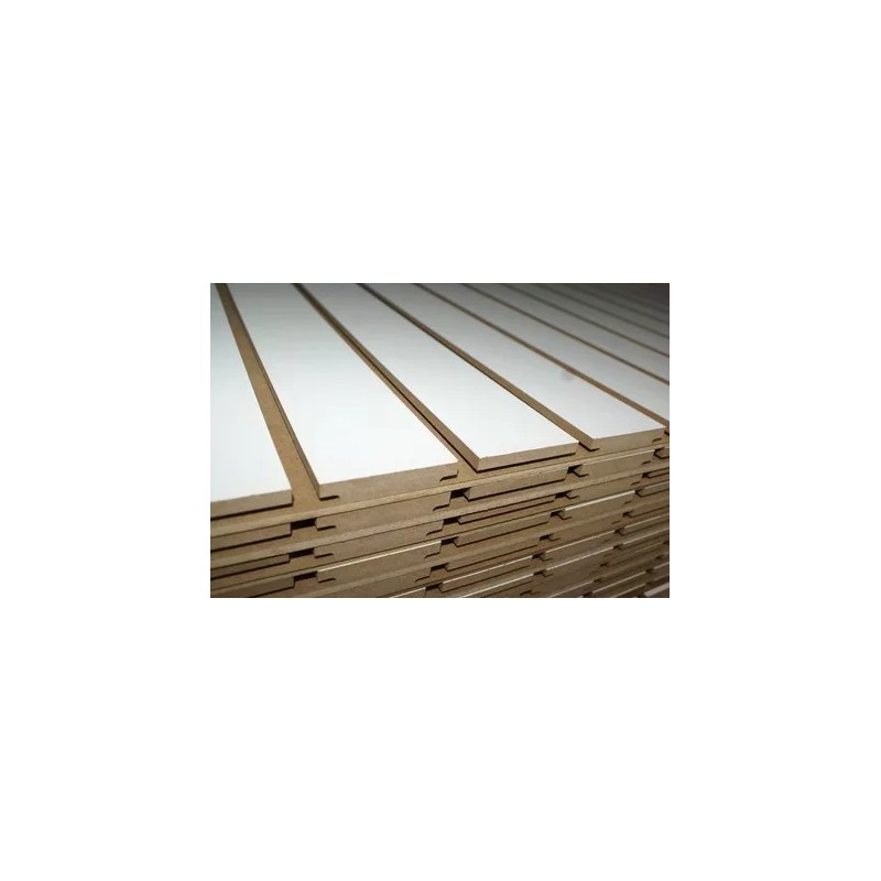 Exhibipanel, Panel Ranurado, Slat Wall, 1.22 X 2.44 Nuevo