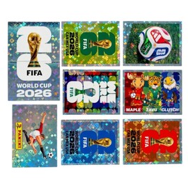 Set Stickers Foil 00 Y Fwc 1-8 Mundial 2026