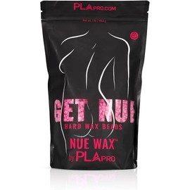 PLA Hard Wax Beads for Hair Removal | Wax Beads for Sensitive Skin and Thick Hair | Brazilian, Legs, Underarms, Back, Chest & Face Wax for Hair Removal | Hot Pink Waxing Beads - 1lb