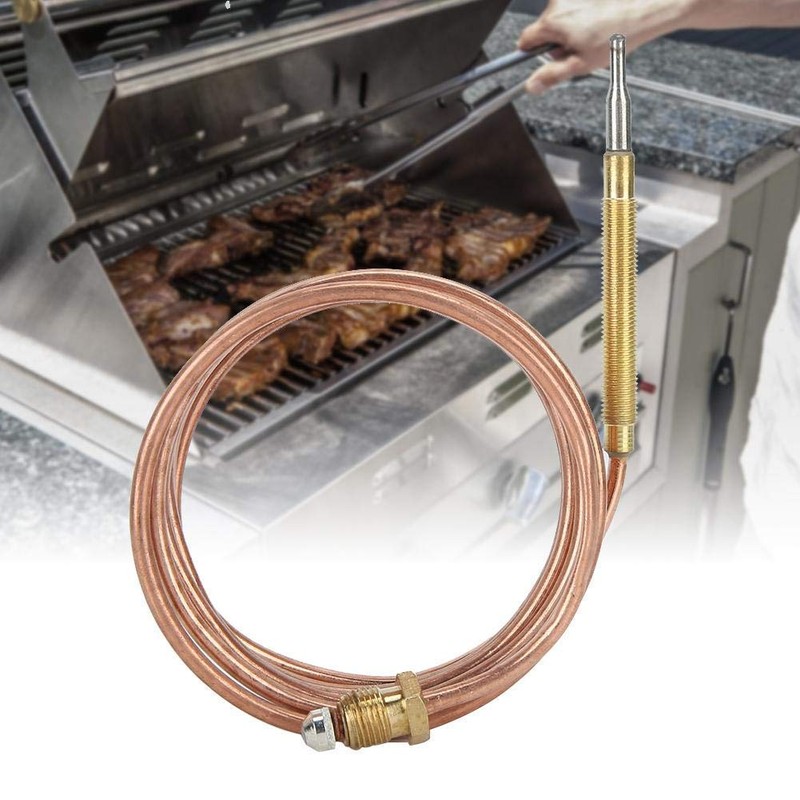 HERCHR 59inch Gas Thermocouple, Gas Stove Universal Thermocouple Fireplace Replacement
