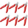 6 Pcs Wire Cutter, 3.5inch Spring-Loaded Cutting Pliers Micro Flush