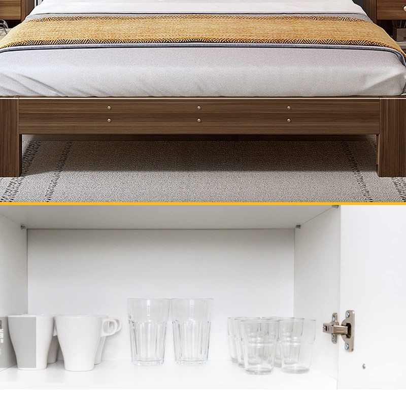 Waycreat 80pcs M8 x 15mm Threaded Inserts for Wood, Hex