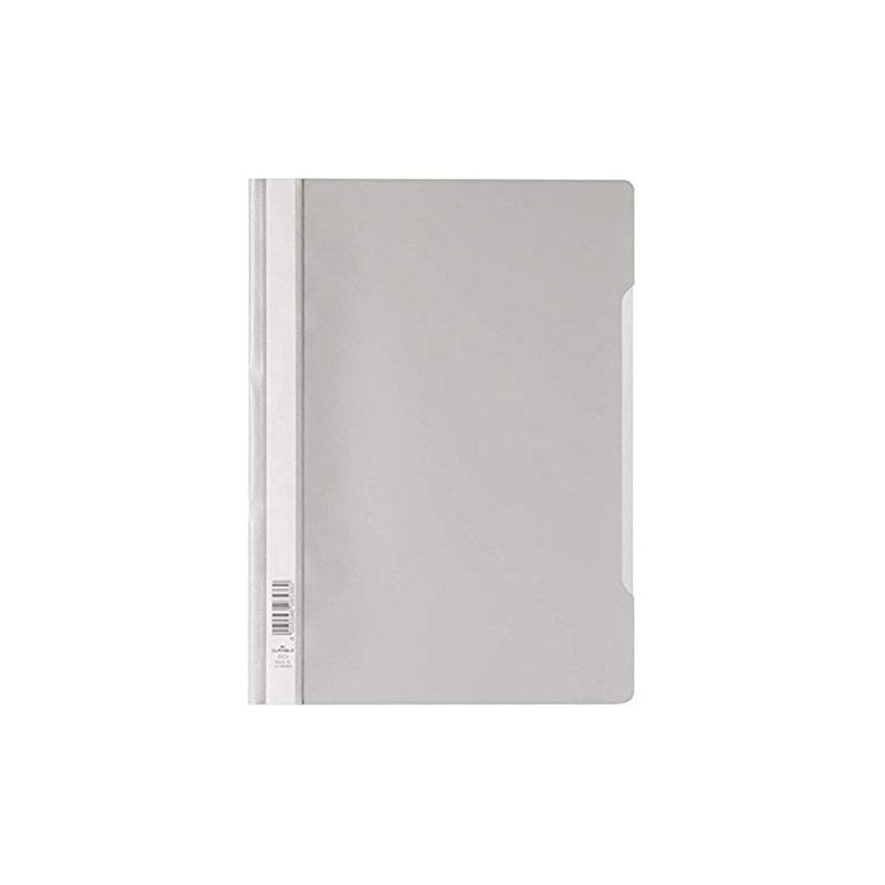 Durable 252310 Clear View Folder-Report File A4 PP, Grey -