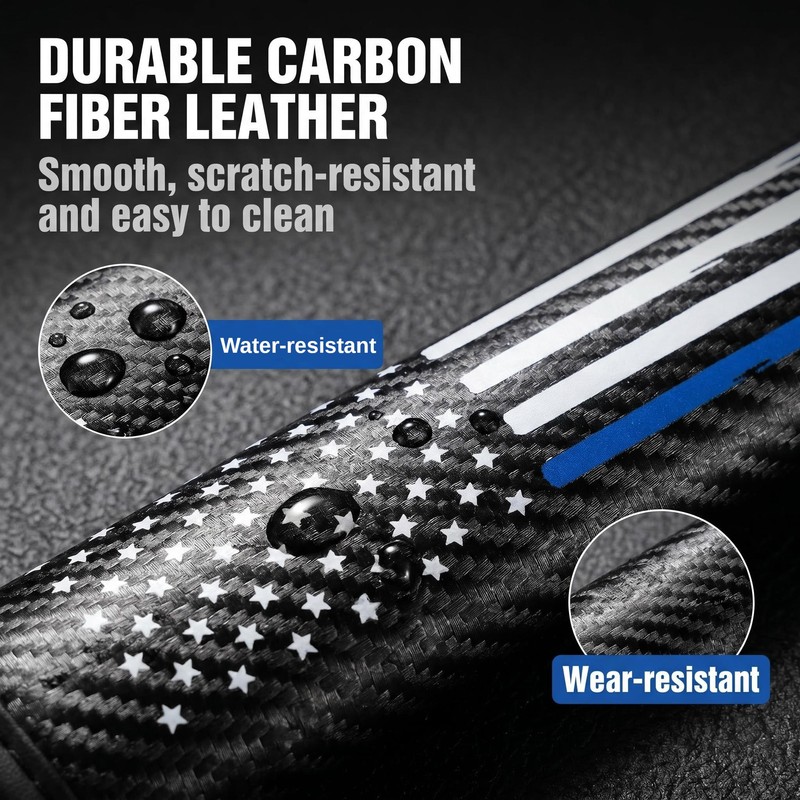 Prestrix Thin Blue Line Seat Belt Strap Cover Pad, Shoulder