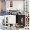Solinxe 10-Tier Wall File Organizer, Wood Mail Organizer Wall Mounted