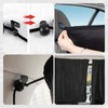 Car Curtains, Overnight Curtains, Set of 4, Perfect for Car