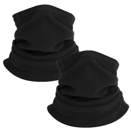 TAGVO Winter Thermal Neck Warmer Scarf, Soft Polar Fleece Thick Unisex Neck Gaiter Elastic Multifunctional Balaclava Windproof Skiing Neck Tube Ear Warmer Balaclava Hood Mask for Outdoor Sports