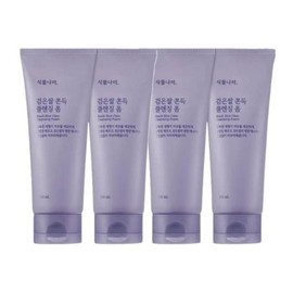 Plant Nara Black Rice Chewy Cleansing Foam 150ml x 4 basic / 식물나라 검은쌀 쫀득 클렌징 폼 150ml x 4개 기본