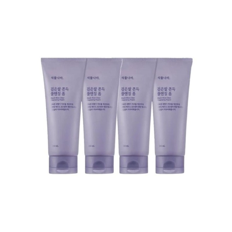 Plant Nara Black Rice Chewy Cleansing Foam 150ml x 4