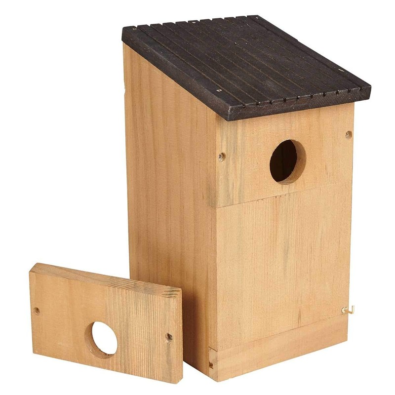 Gardman A04381 Nest Bird Box, Brown, 14x14x24 cm