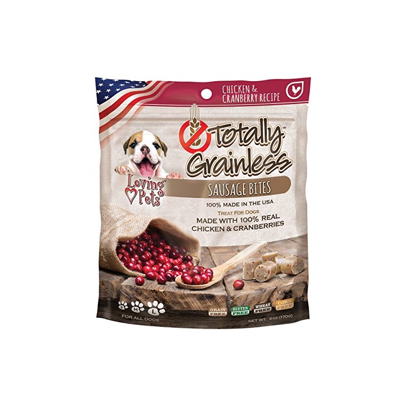 Loving Pets Totally Grainless - Chicken & Cranberry Recipe Sausage