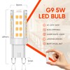 ZEIYEI G9 LED Bulbs, 5W, 3000K Warm White, Equivalent to