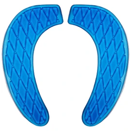 Kindax Gel Toilet Seat Cushion Portable and Washable Toilet Seat Cover Universal with Self-Adesive Design(Blue)