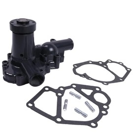 DVPARTS Black Water Pump 83989003 SBA145016431 SBA145017300 Compatible with Ford New Holland 1210 1215 1310 1120 1220 1310 Compact Tractor CL25 Shibaura SP1500 SP1540 SP1700 SP1740 P15 P17 S753 Engine