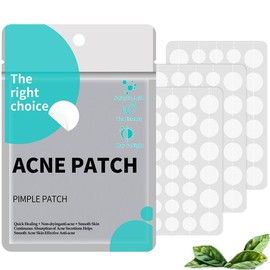 Pimple Patches for Face – Hydrocolloid Acne Spot Stickers, 2 Sizes, 180 Count with Salicylic Acid, Tea Tree & Calendula Oil