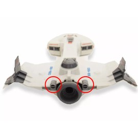 Unbranded 2 Rear Boosters for Star Bird Milton Bradley 3D Printed Replacement Parts