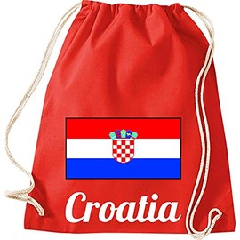 Shirtinstyle Gym Bag Gym Bag Backpack Country Croatia Croatia