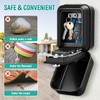 TEUEN Key Lock Box with Code, Waterproof Sturdy Wall Mount