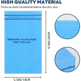 17 pcs Filtro para Aspiradora Koblenz, Reutilizable Bolsas para Aspiradora