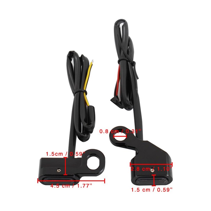 Dreamseek LED Turn Signal Light for Harley Dyna 1999-2017 Indicator