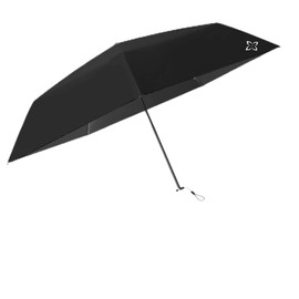 Lilac Folding Umbrella, black, 55 cm