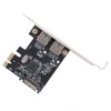 PCIE Expansion Card USB3.0 5Gbps HighDpeed Transmission TwoPort Desktop Computer
