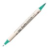 Kuretake TC-4000A-042 Fabric Pen ZIG Fabric Color Twin, Turquoise Green,