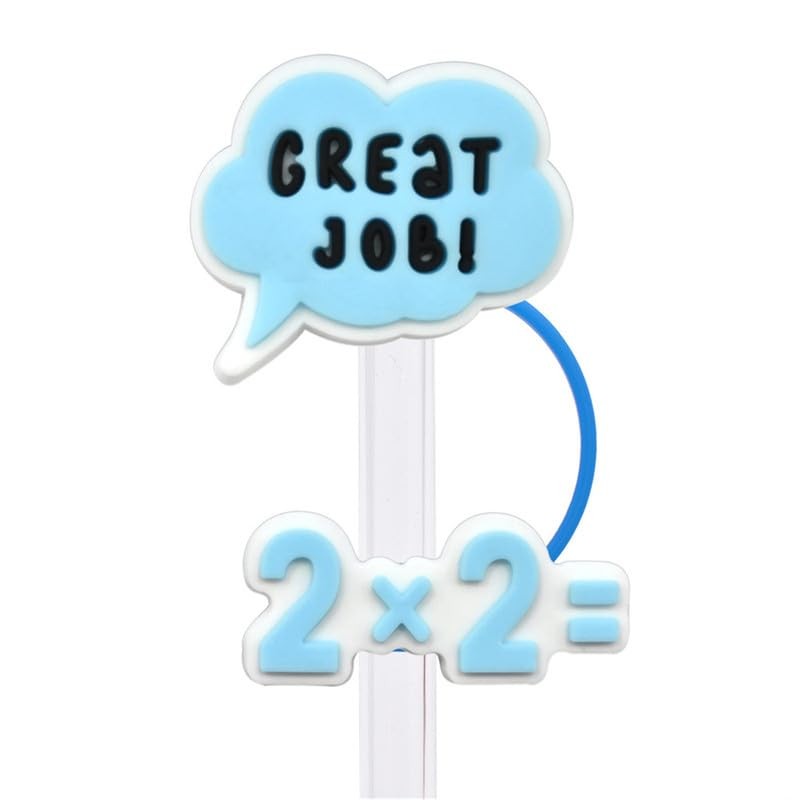 10 PCS Silica Gel Straw Cap Idea Straw Cap Reusable