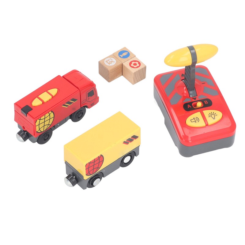 Remote Control Electric Train with Sound and Light Magnetic Connection