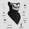White Skeleton Balaclava Hat Men's Women's Neck Protector Mesh Sun